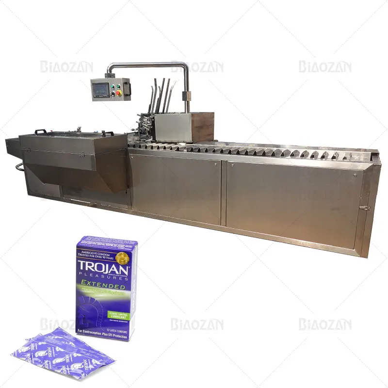 Multifunctional Cartoning Machine Automatic Bottle Tube Mask Condom Tampons Soap Box Packing Machine
