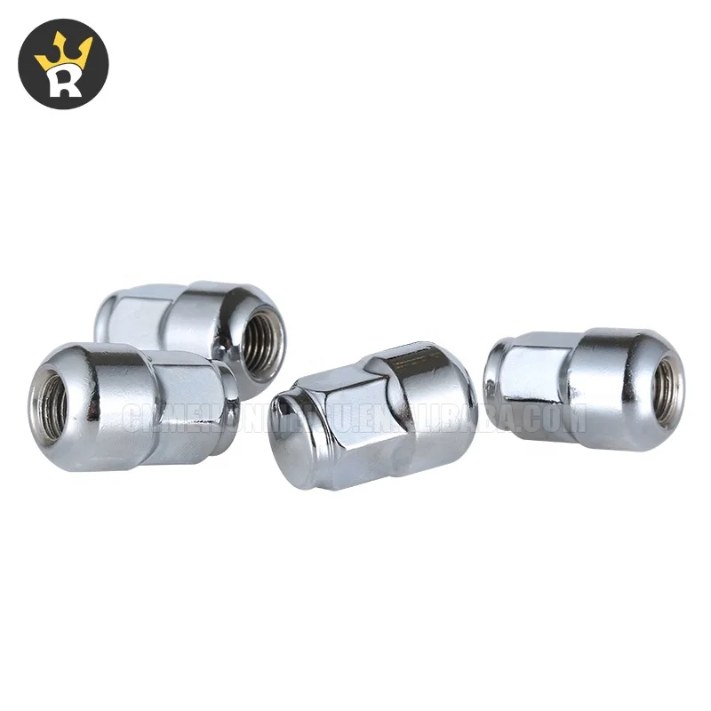 19mm hex chrome auto lug nuts wheel nut m12x1.5