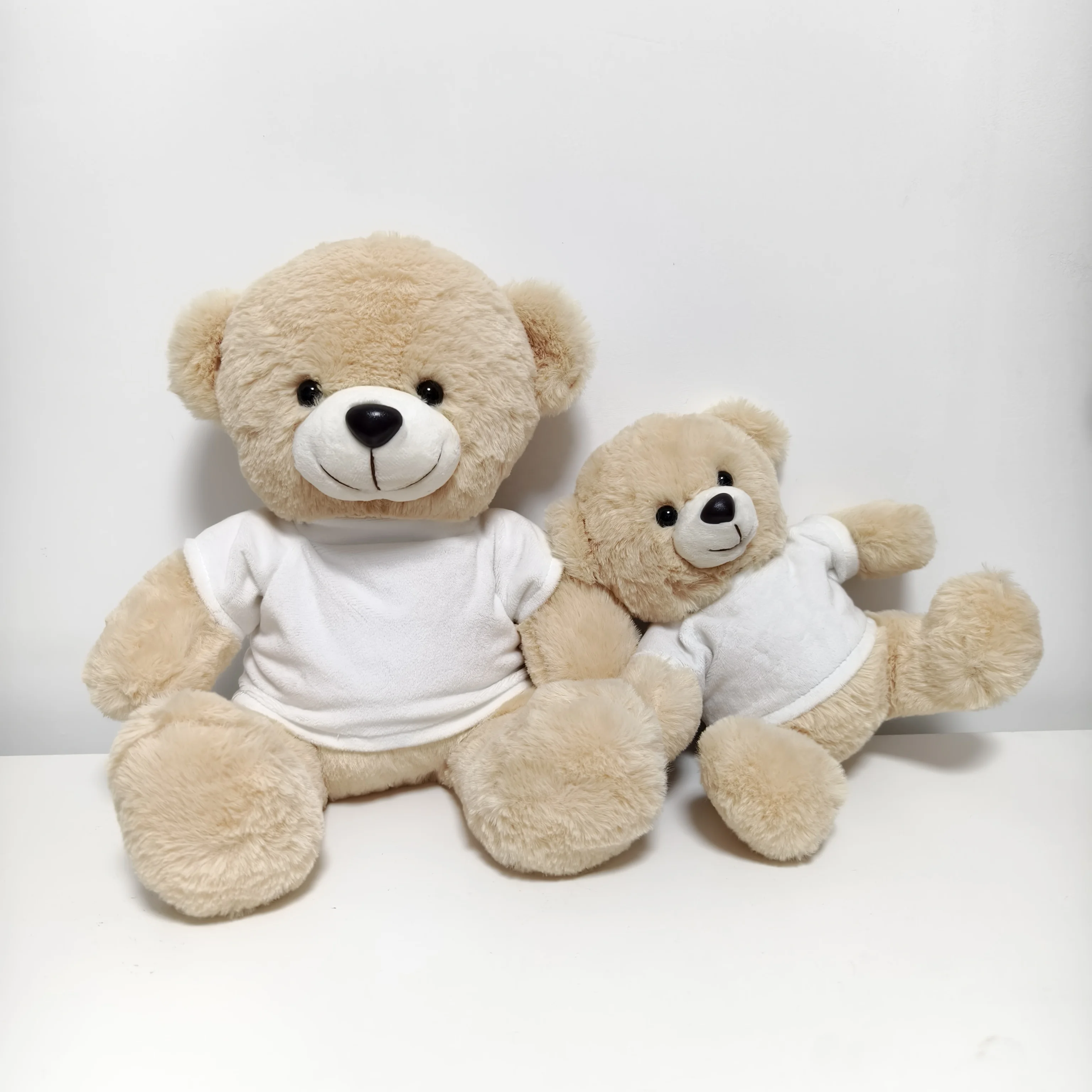 Bear plush toys stuffed animal blank sublimation mini teddy bear t shirts wholesale custom teddy bear logo
