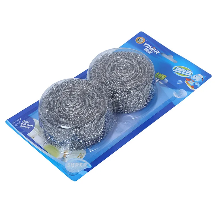 New Coming Cheap Price Metal Scourer Stainless Steel Wire Kitchen Cleaning Ball Sponge
