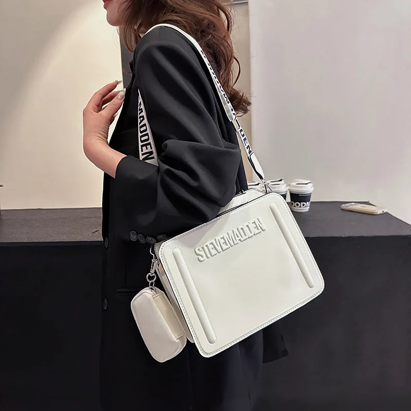 Fashion waterproof square Lightweight PU famous brand women shoulder crossbody bag handbag