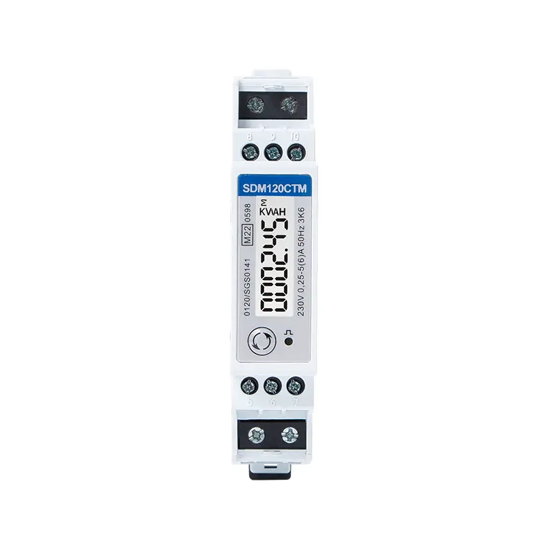 Eastron SDM120CT MID/RCM 100mA CT input Din Rail Single Phase Multi-function Solar PV /Zero Export Meter for PV Metering
