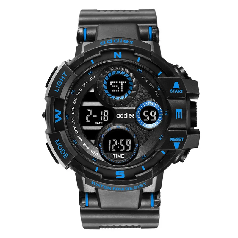 aidis cheap large display  other 30m waterproof sport fashion  Digital Watches for men own logo alibaba.com