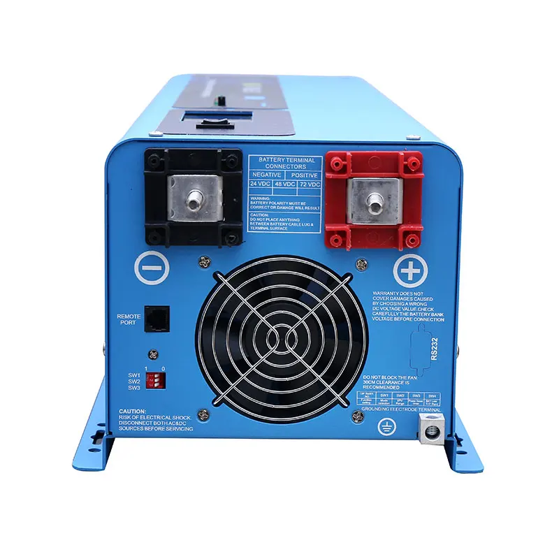 Низкочастотный Инвертор зарядное устройство DC AC 3000W 4000W 5000W 24V 48V 6000W инвертор