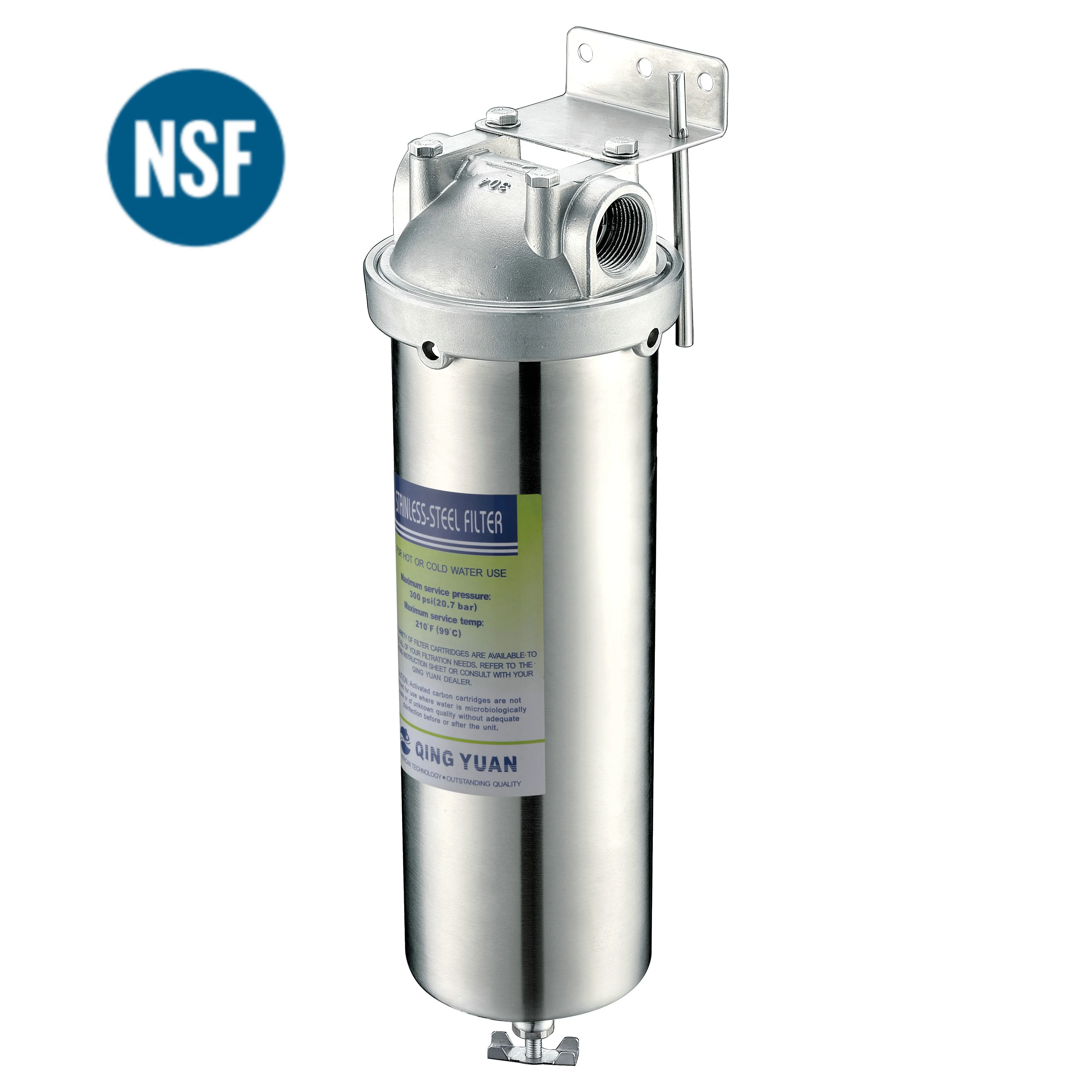 HONG HUI NSF HMS-10A Stainless Steel 304 Filter Housing Water Filter Housing
