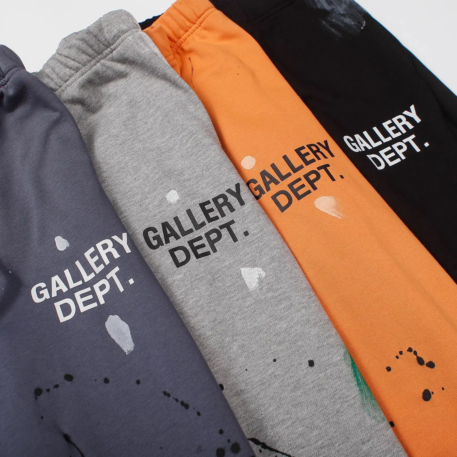 Gallery Dept Vintage High Street,Los Angeles Splash-ink Graffiti Pants Long Pants Straight Leg Casual Pants For Men And Women