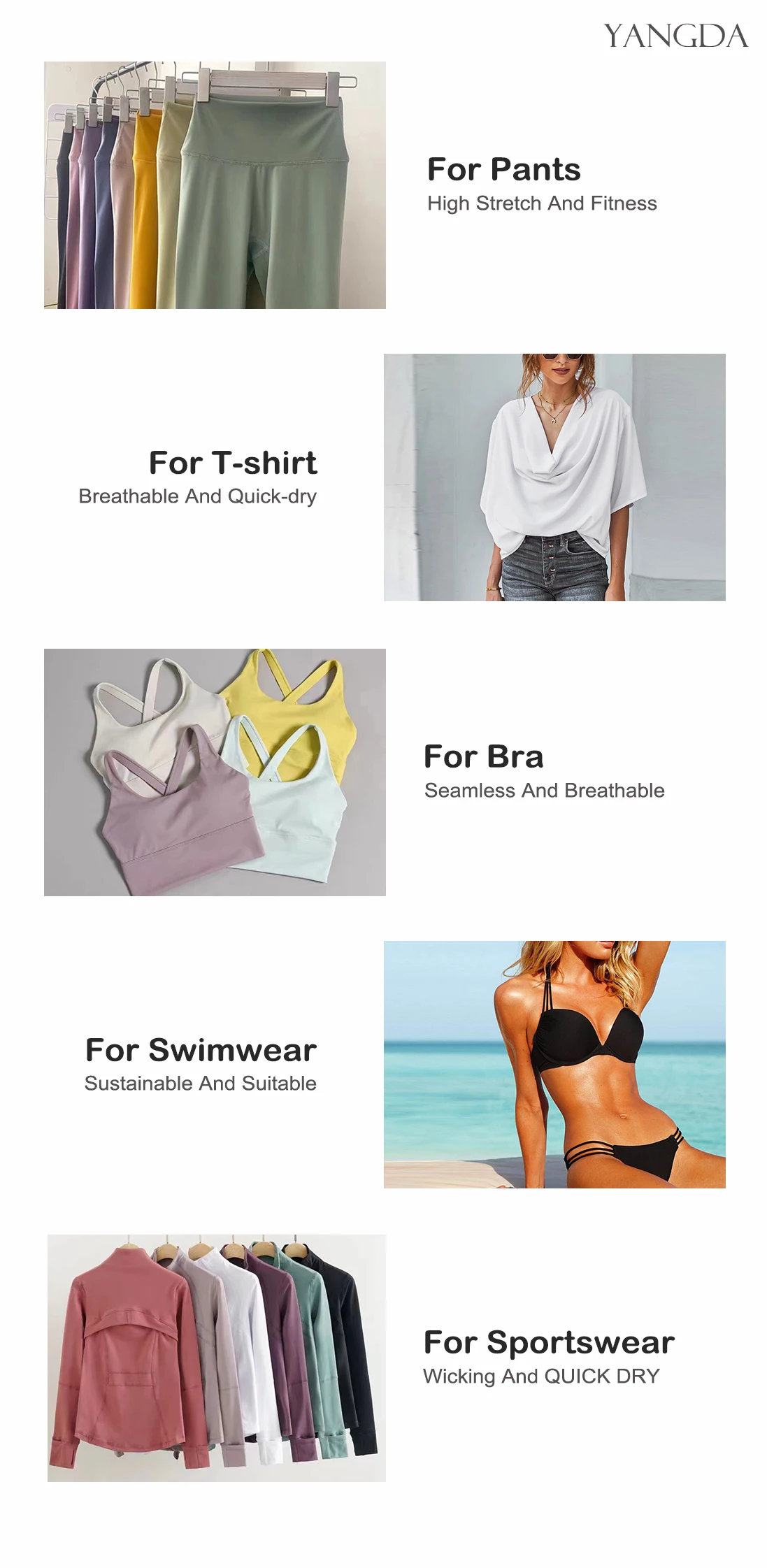 supplex align recycled nylon polyamide elastane gym wear feel leggings 2023 eco-friendly fabric recycled nylon