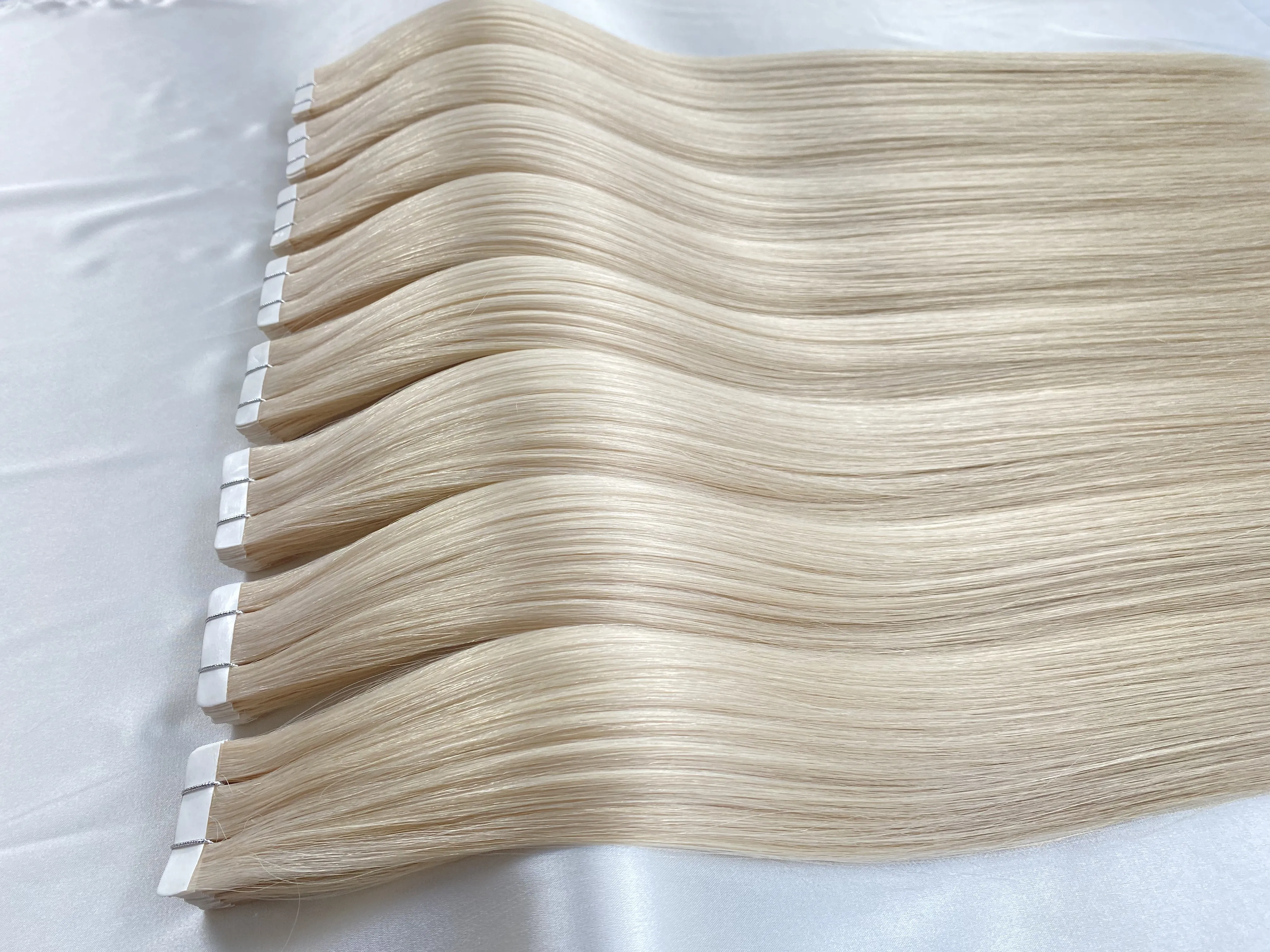 Russian Seamless Injected Tape In Hair Extensions European Remy 100% Human Double Drawn Invisible Tape Hair Extension Turkey