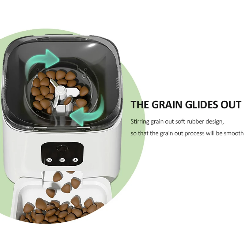 Phone Tuya Remote Control Cat Dog Bowl Wifi Video Enabled Smart Robot Automatic Pet Feeder