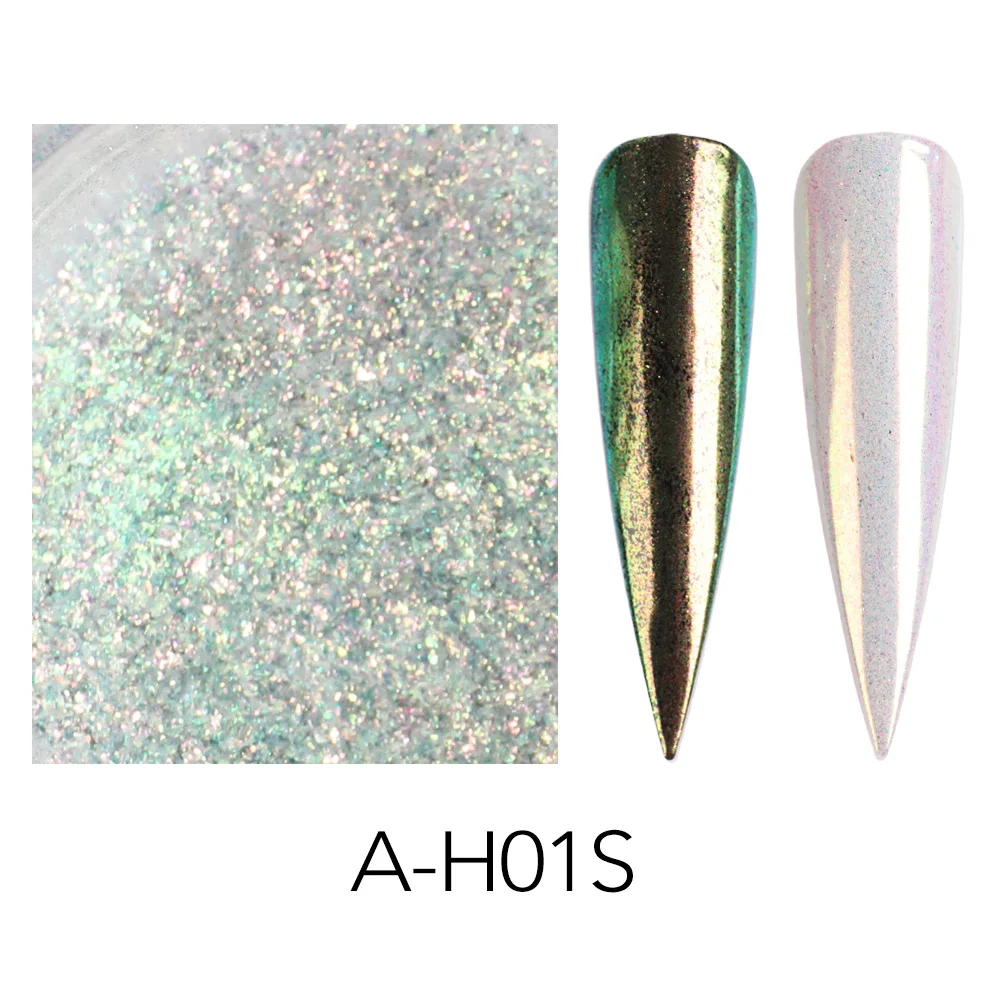 Прозрачный пигмент с эффектом фейерверка для ногтей акриловый порошок Aurora для искусственных ногтей