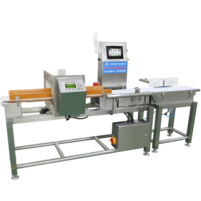 Buy combined Metal Detector + Checkweigher For Detection of Metal Contamination and Weight Checking in one unit