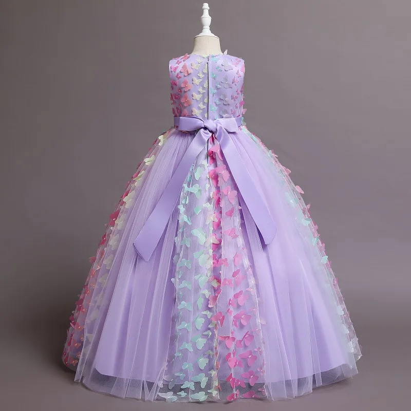 New Fashion Flower Girl Dress Party Birthday wedding princess Toddler baby Girls Clothes Children Kids Girl Dresses C258