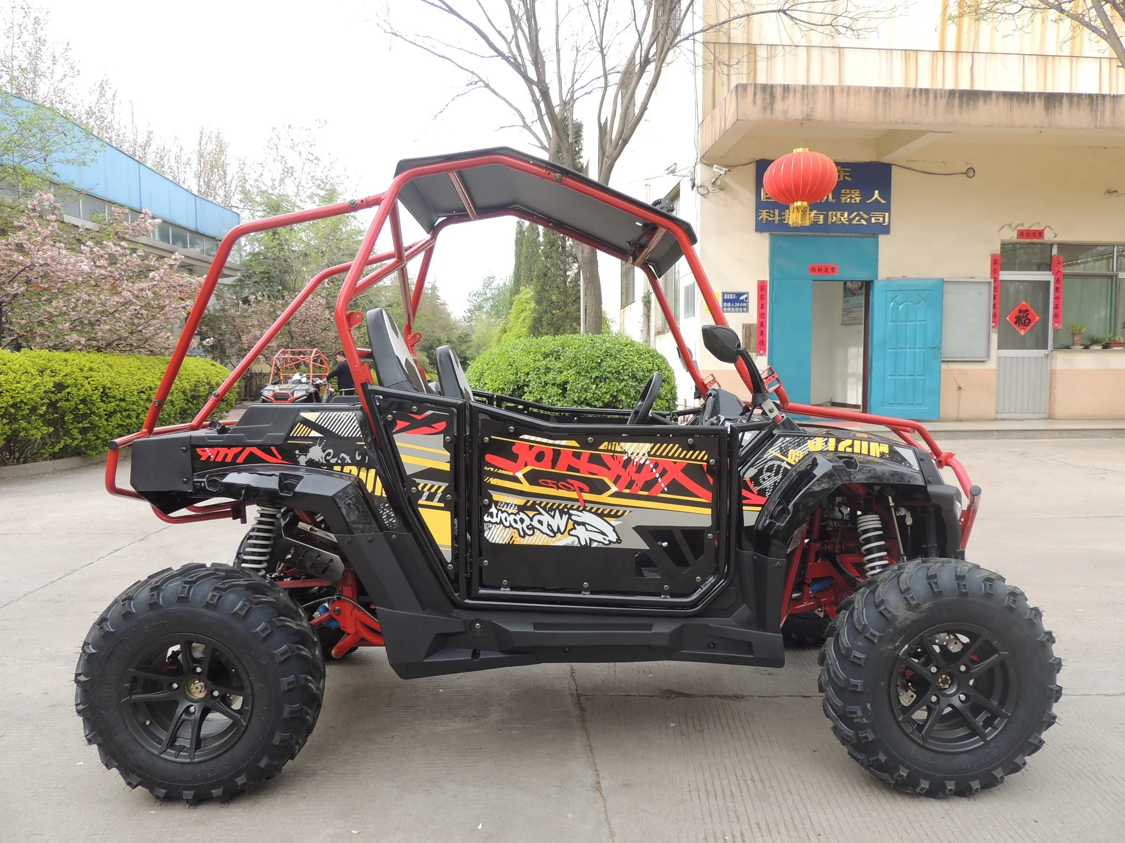 
China supplier high quality beach buggy for sale 4-wheel quadriciclo side by side 400cc UTV 
