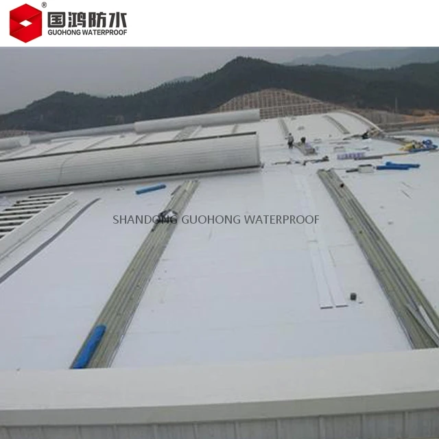 single ply roofing membrane flexible PVC waterproof membrane