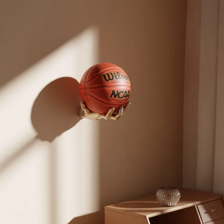 Wholesale Basketball Soccer Ball Bracket Base storage shelves adams hand shaped basketball holder