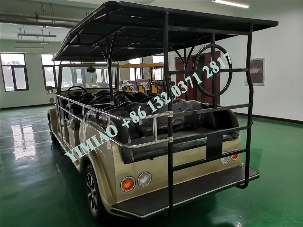 scenic spots hot selling tourists open electric sightseeing hop on hop off bus