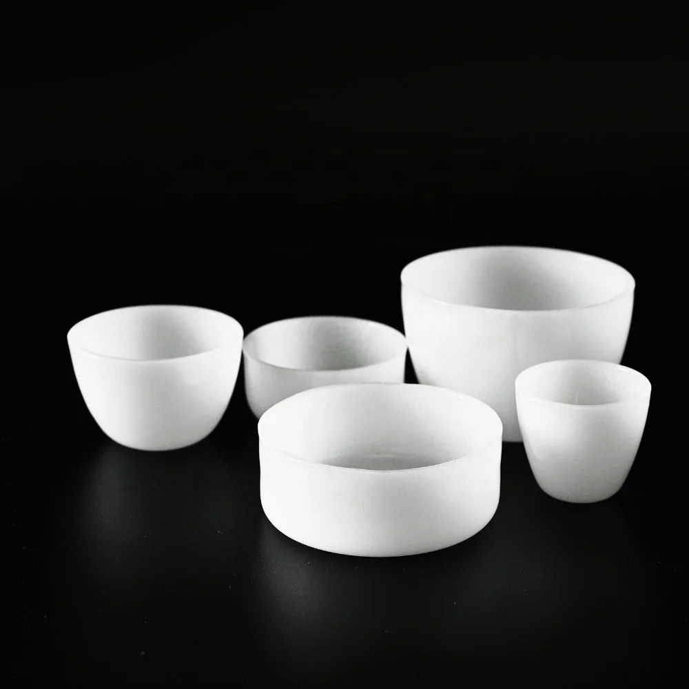 SUCCESS Opaque Quartz Crucible Milky White Glass Petri Dish Crisol De Silice