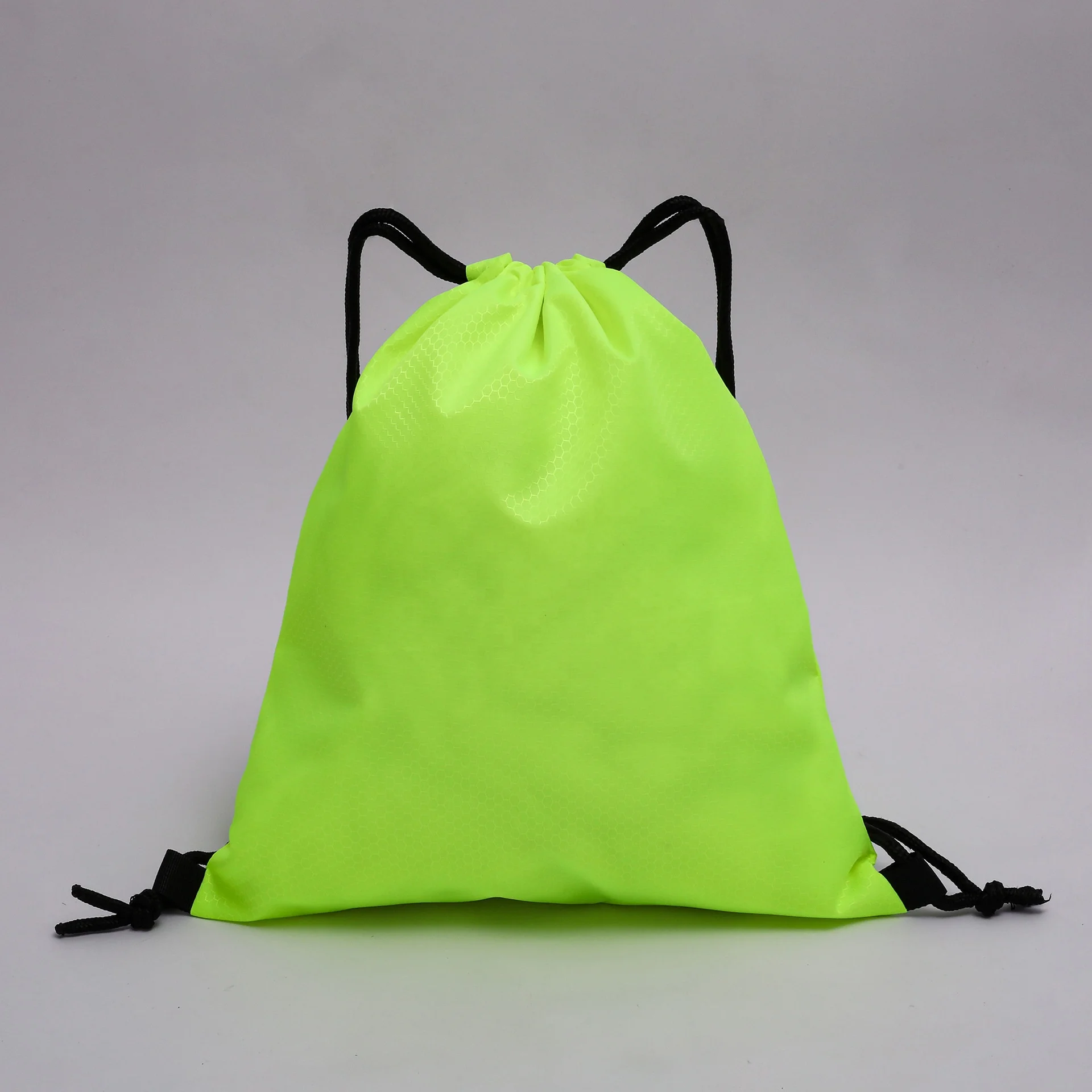 Polyester Backpack Drawstring Sport Bags Support Logo Customized