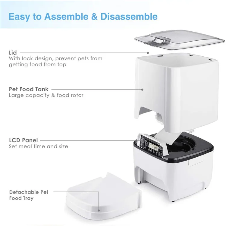 2021pet Product Pet Dog Feeder Bowl Cat Smart Feeder for Dogs and Cats