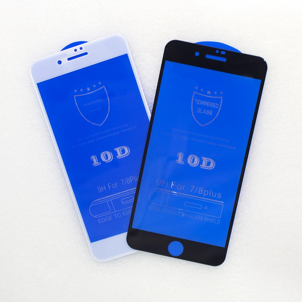 10D полное покрытие с клеем от края до защита экрана телефона стекло для iPhone XS