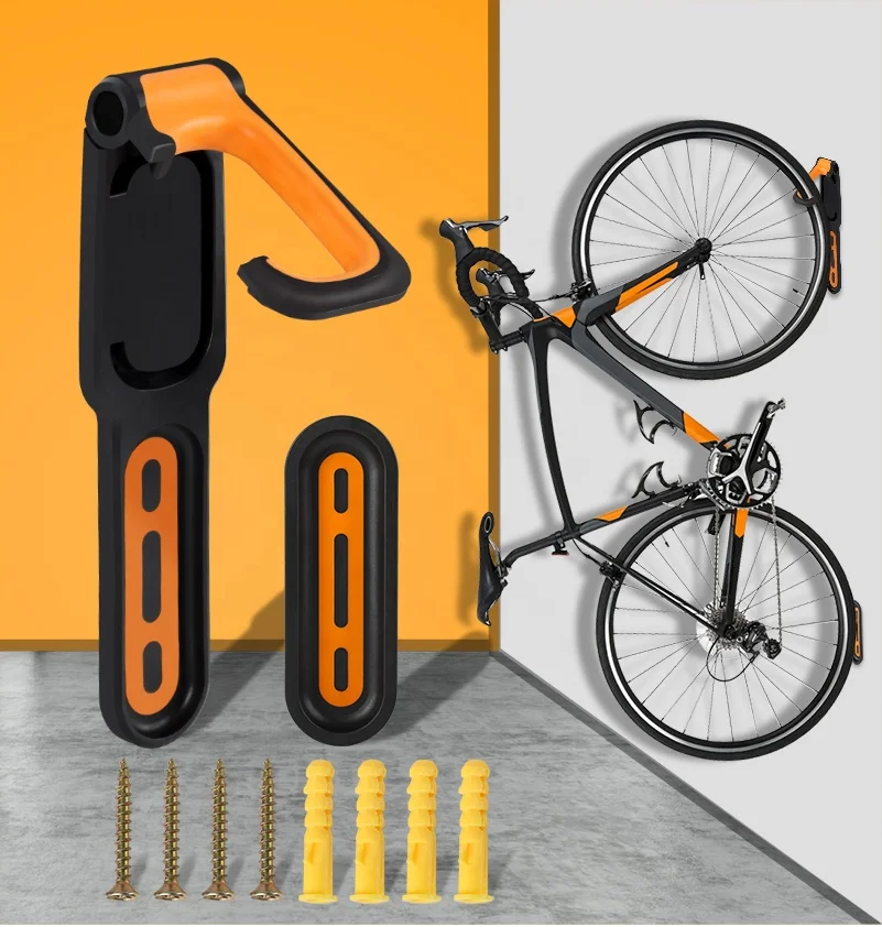 Cheap ABS Foldable Bicycle Roof Bike Accessories Retail Applications Bicycle Hook For All Bike Styles