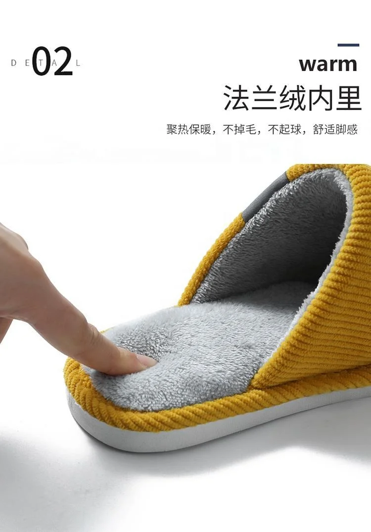 JOGHN OEM ODM female plush fuzzy winter memory foam house slippers for guests pantoufles sleeper shoes chinelos mop Fur slippers