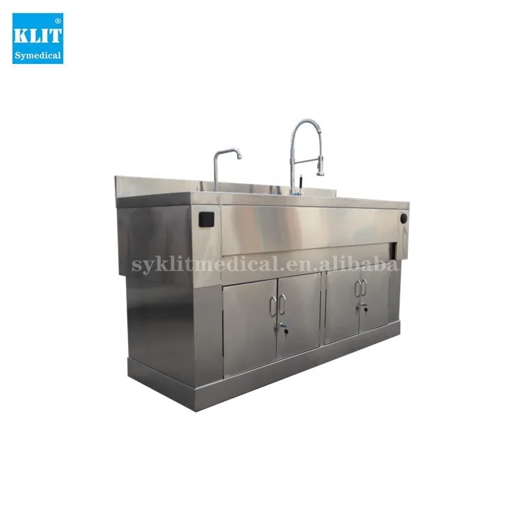 Mortuary embalming station stainless steel autopsy station