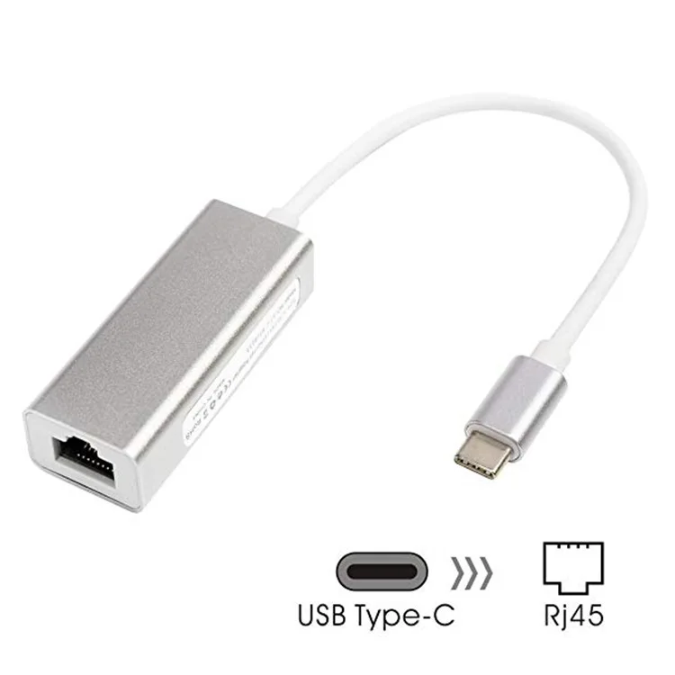  Новое поступление сетевая карта USB C Ethernet Type-C к RJ45 Lan для MacBook Windows 7/8/10 ноутбука 100