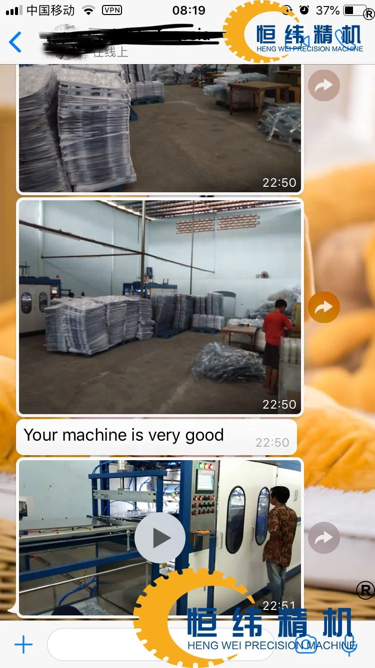 Trade Assurance PLA plastic thermoforming machine for biodegradable plates