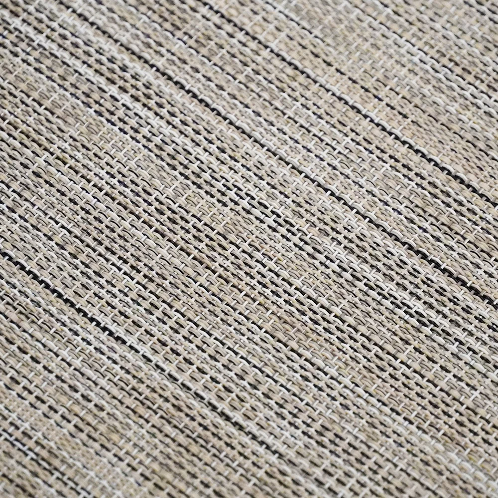 Luxury deluxe living room wallpaper woven vinyl 3D Foam wallpaper