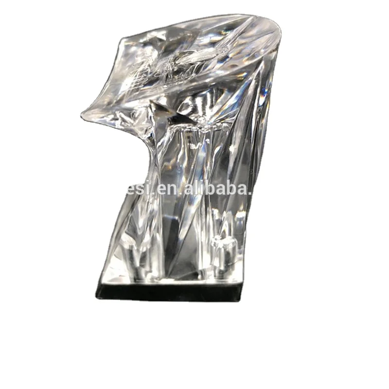 Various style Beautiful Heel for Shoe Making Clear Heels High quality PC sole with special shape