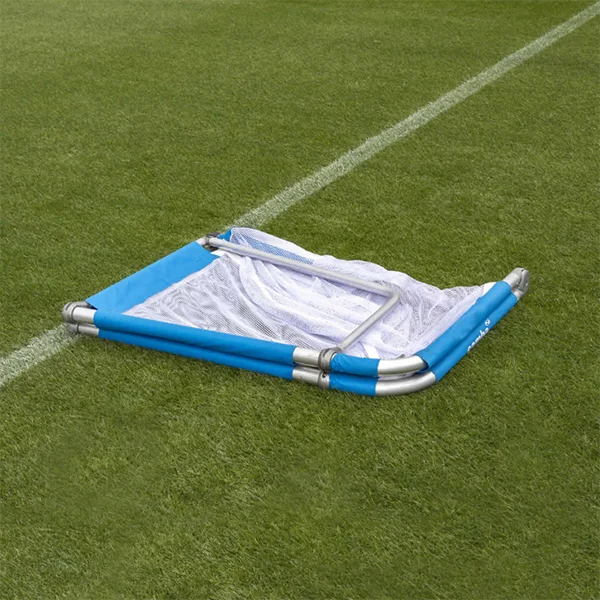 Highly durable and portable mini foldable soccer goal which can be easily lifted and carried by one person