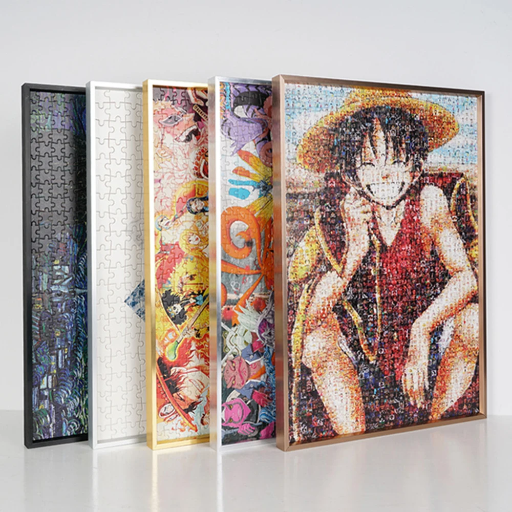 3d Magnetic Puzzle Mat Aluminum Gift to Baby Set Collage Photo Frames