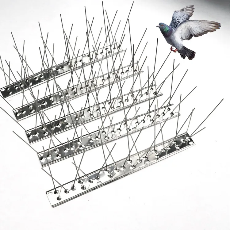 Bird Guard 25CM Long24 Thorn Stainless Steel Bird Guard Spike Bird
