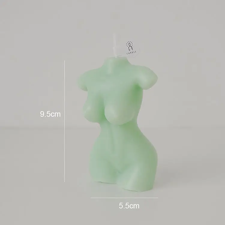 Creativity woman shape scented candles soy wax cotton wick Female body shape scented candle