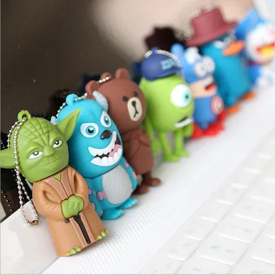 Оптовая продажа с фабрики продвижение 3D флэш-память USB-накопитель на заказ персонализированный 2D ПВХ мягкий резиновый