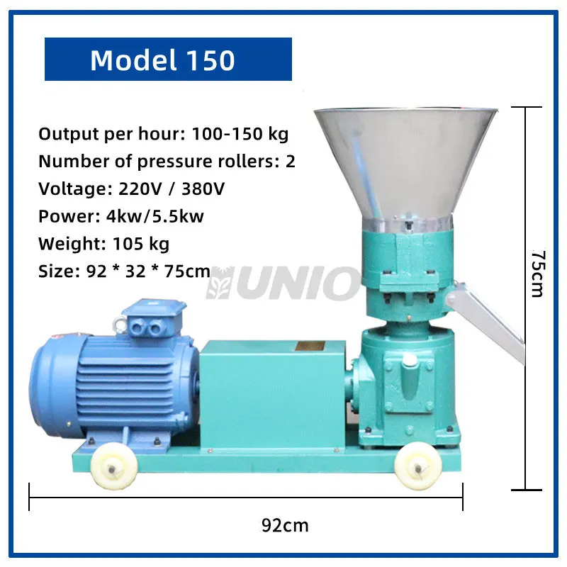 Poultry livestock feed Pelletizer Household Small cattle Chicken Pig Poultry Animal Feed Processing Machines granulator