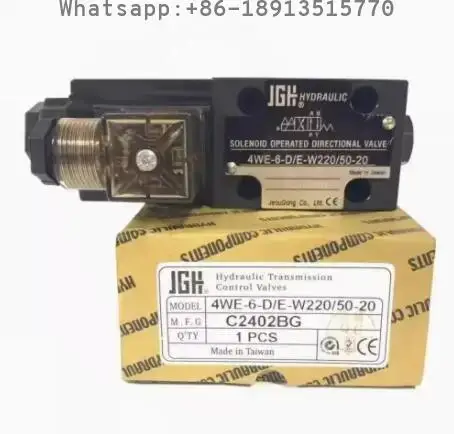 JGH solenoid directional valve 4WE-6-D/E-G24-20 4WE10D/E-W230-20