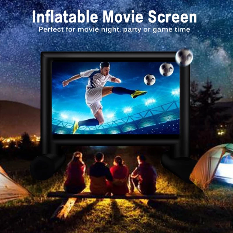16ft Movie Screen Giant inflatable Cinema Screen / Outdoor Inflatable Screen For Sale