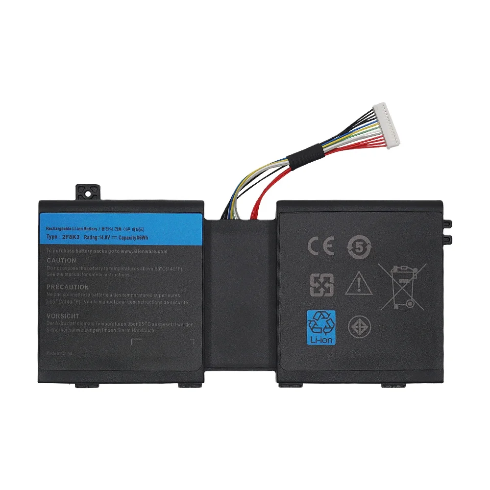 Новый аккумулятор для ноутбука sike 2F8K3, 14,8 в, 86 Вт/ч для Dell 17, 18, 17x, 18x, 0G33TT, KJ2PX, 0KJ2PX, 02F8K3