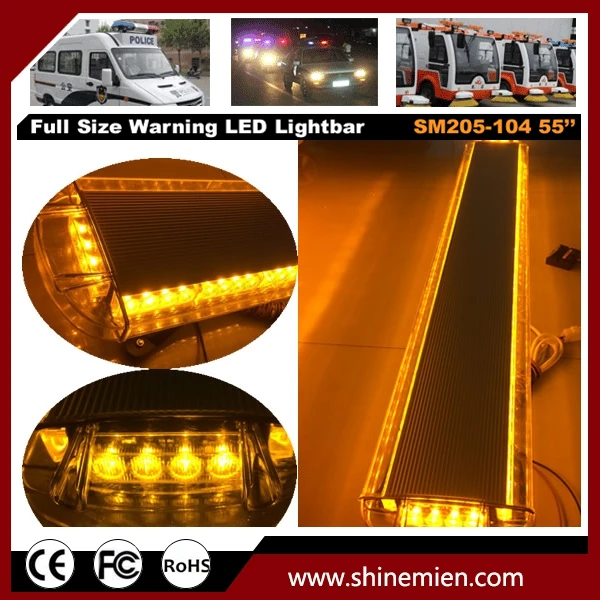
led flashing warning lightbar 104 LED Work Light Top Roof Emergency Recovery Beacon Flashing Strobe Light Bar Signal Lamp Amber 