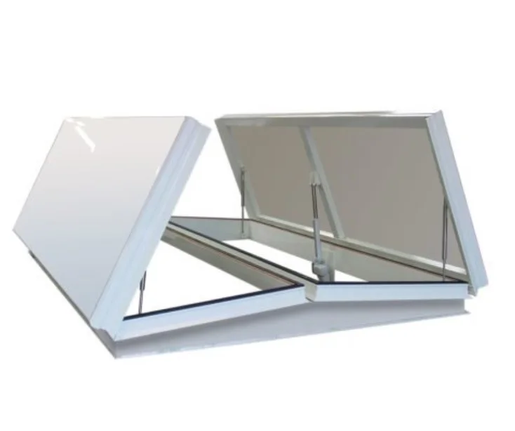 Stainless Steel Access Cover Double Leaf EN124 Roof Hatch Sewer Hydraulic China Factory