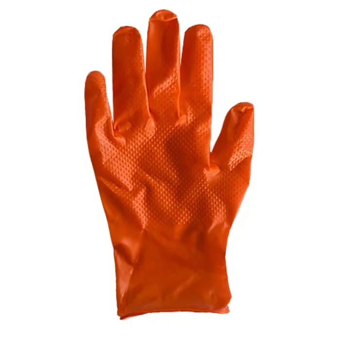 nitrile vinyl blending automobile auto industrial disposable black garage car tattoo mechanic mechanical-gloves