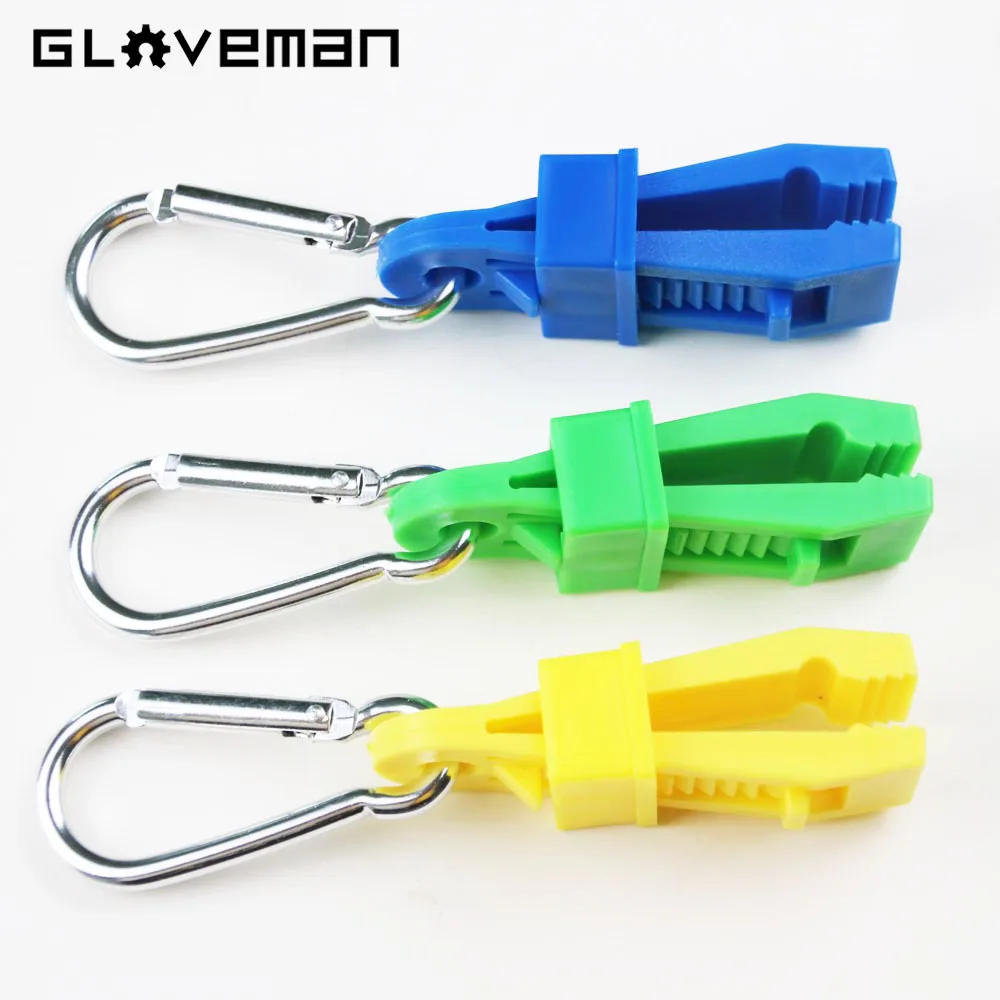 GLOVEMAN POM plastic safety work gloves Anti lost Clip Construction Non Slip Fixing Buckle Hook Grabber gloves Holder clip
