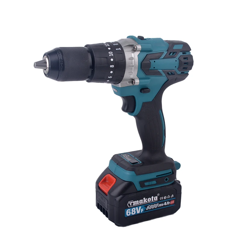 2022 High Quality Wholesale Professional Portable Li-lion Brushless Battery Power Cordless Screwdriver Drill Set Machine