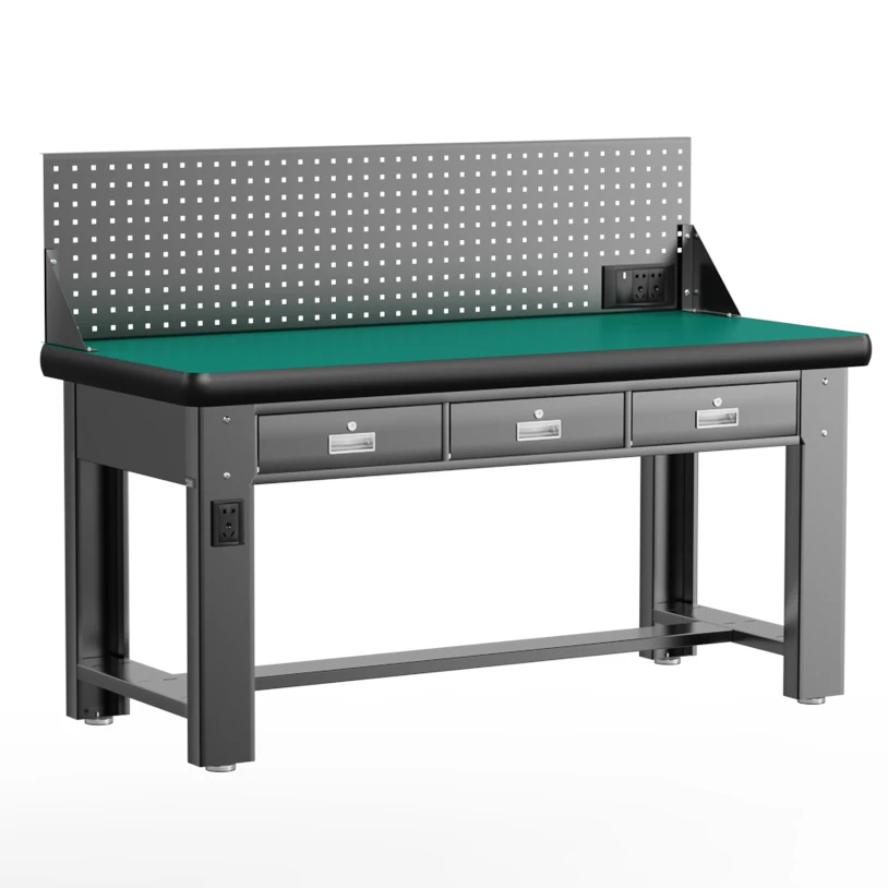 3W-431 Modular antistatic desk ESD workbench  storage steel frame workbench antistatic workbench for electronics with drawers