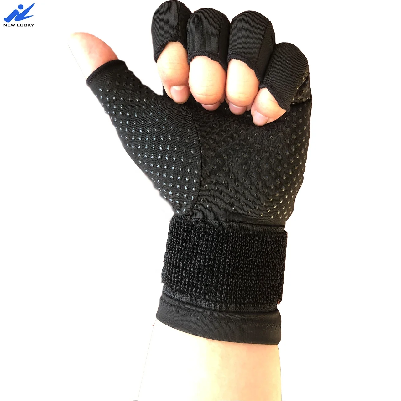 Training Half Finger Wrist Support Weightlifting Gloves