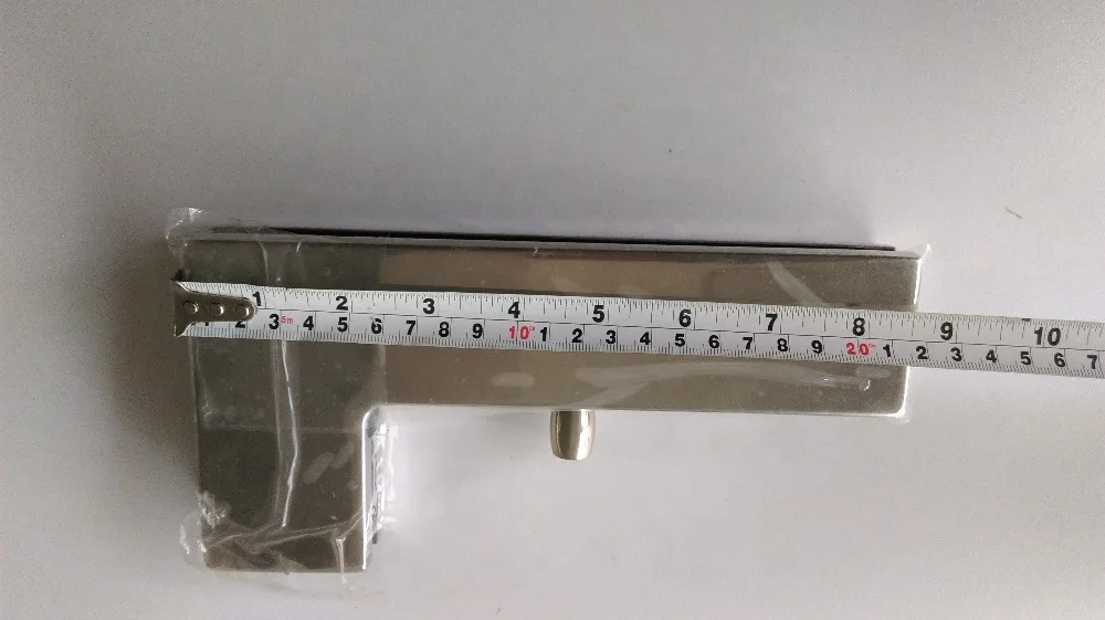 Everstrong I015 stainless steel top glass  patch fitting or curved tempered glass door clip