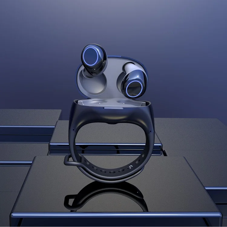 Мобильный пылезащитный наушники Беспроводная гарнитура спортивные наушники-вкладыши TWS с умные часы мини bluetooths наушники