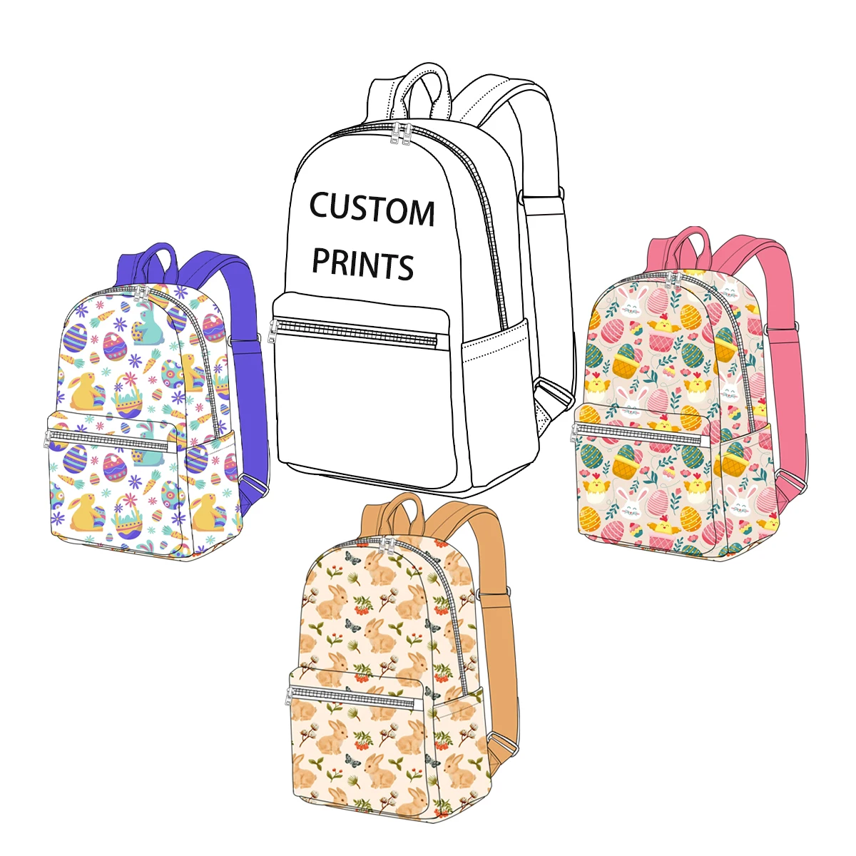 Custom Prints  Logo Waterproof Mini School Bags Kids Backpack Durable Bookbag Cheap School Backpack for Children